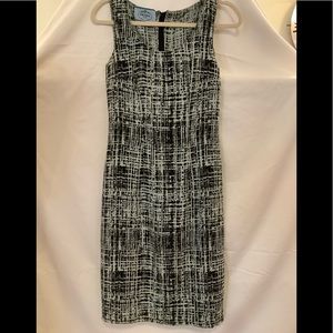Prada Black and White Dress.